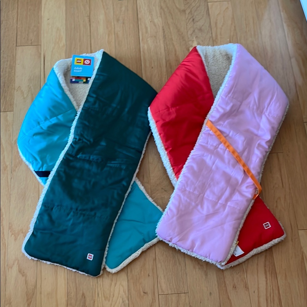 Target Teal and White Reversible Scarf and Pink Scarf
2 for 1 deal